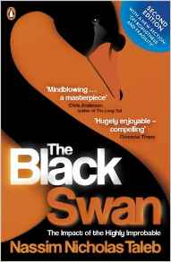 The Black Swan by Nassim Nicholas Taleb – book cover