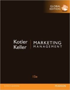 Marketing Management by Philip Kotler & Kevin Lane Keller – book cover
